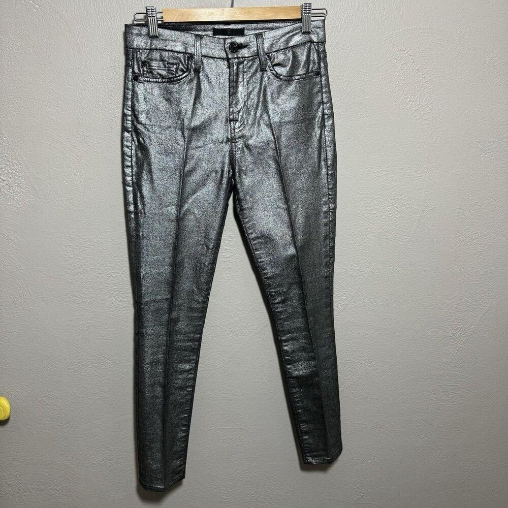 7-for-all-mankind Women's Grey Trousers